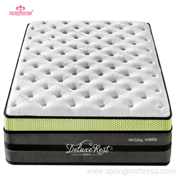 Rubber Bamboo Pocket Spring Gel Memory Foam Mattress